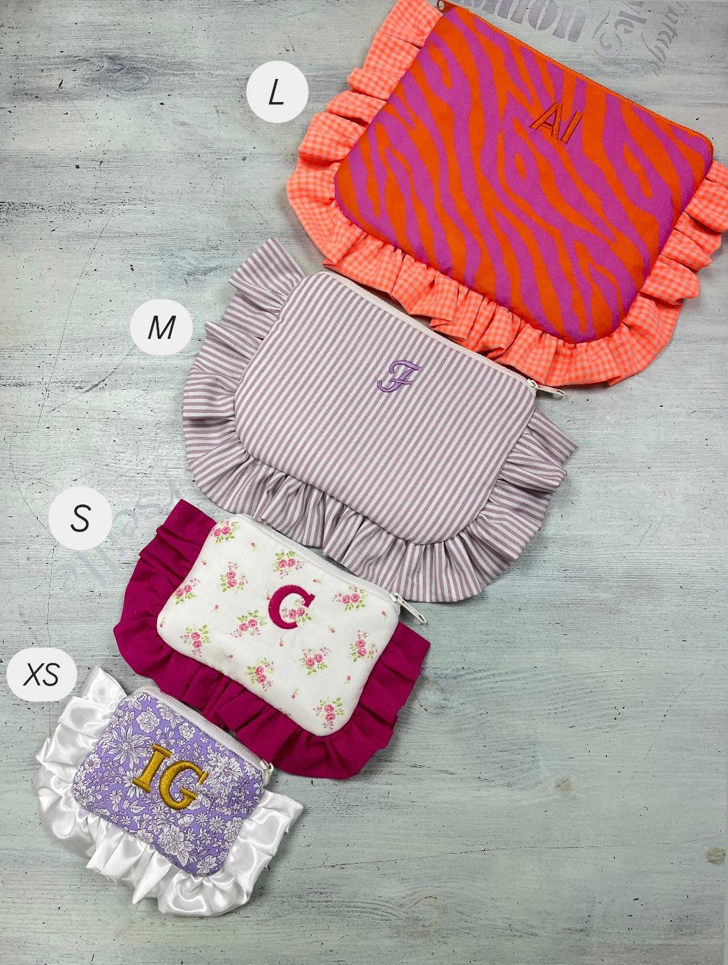 Bolsa achatada dupla