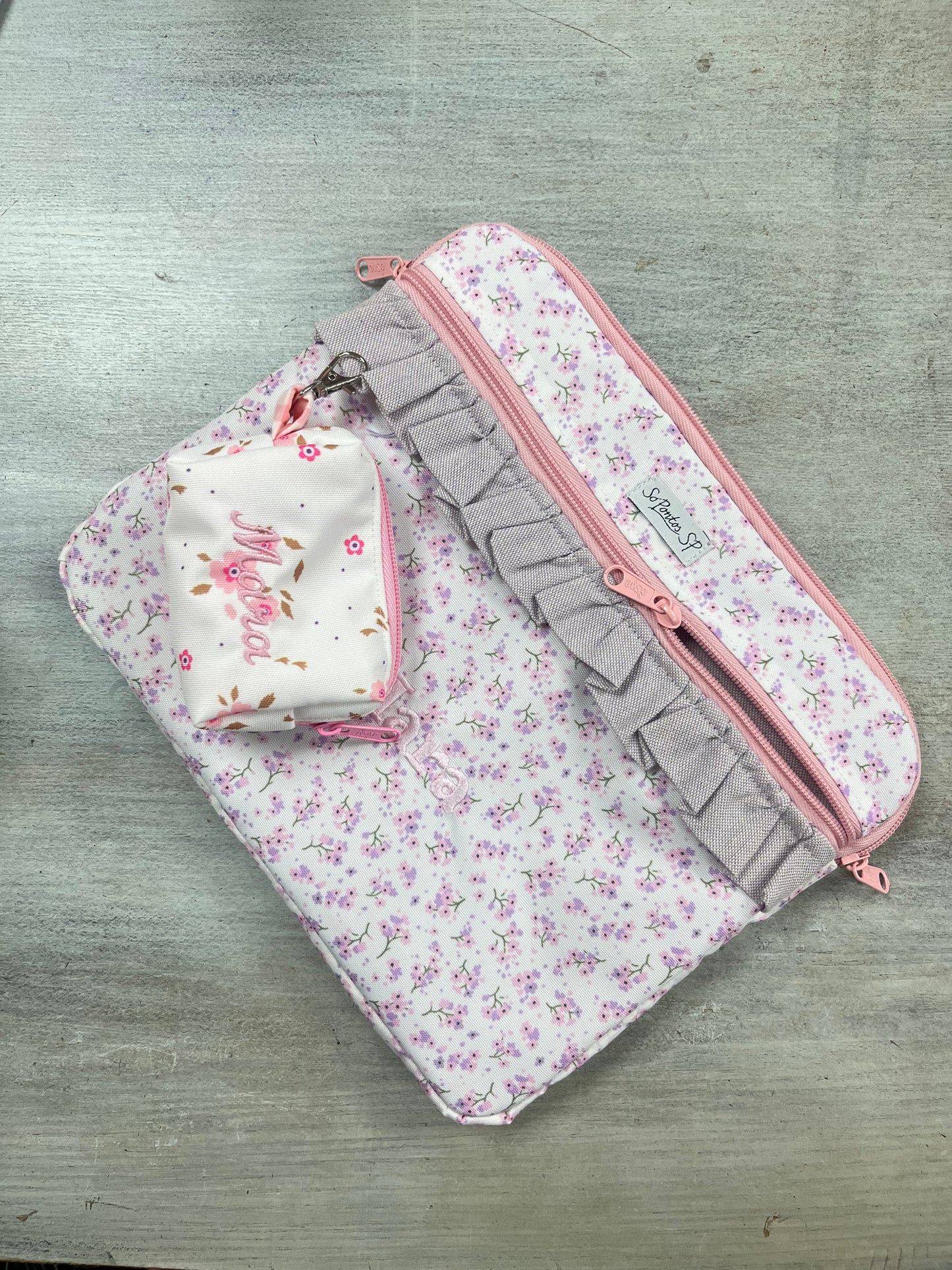 Bolsa para portátil / tablet com fecho frontal