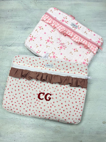 Bolsa para portátil / tablet com fecho frontal