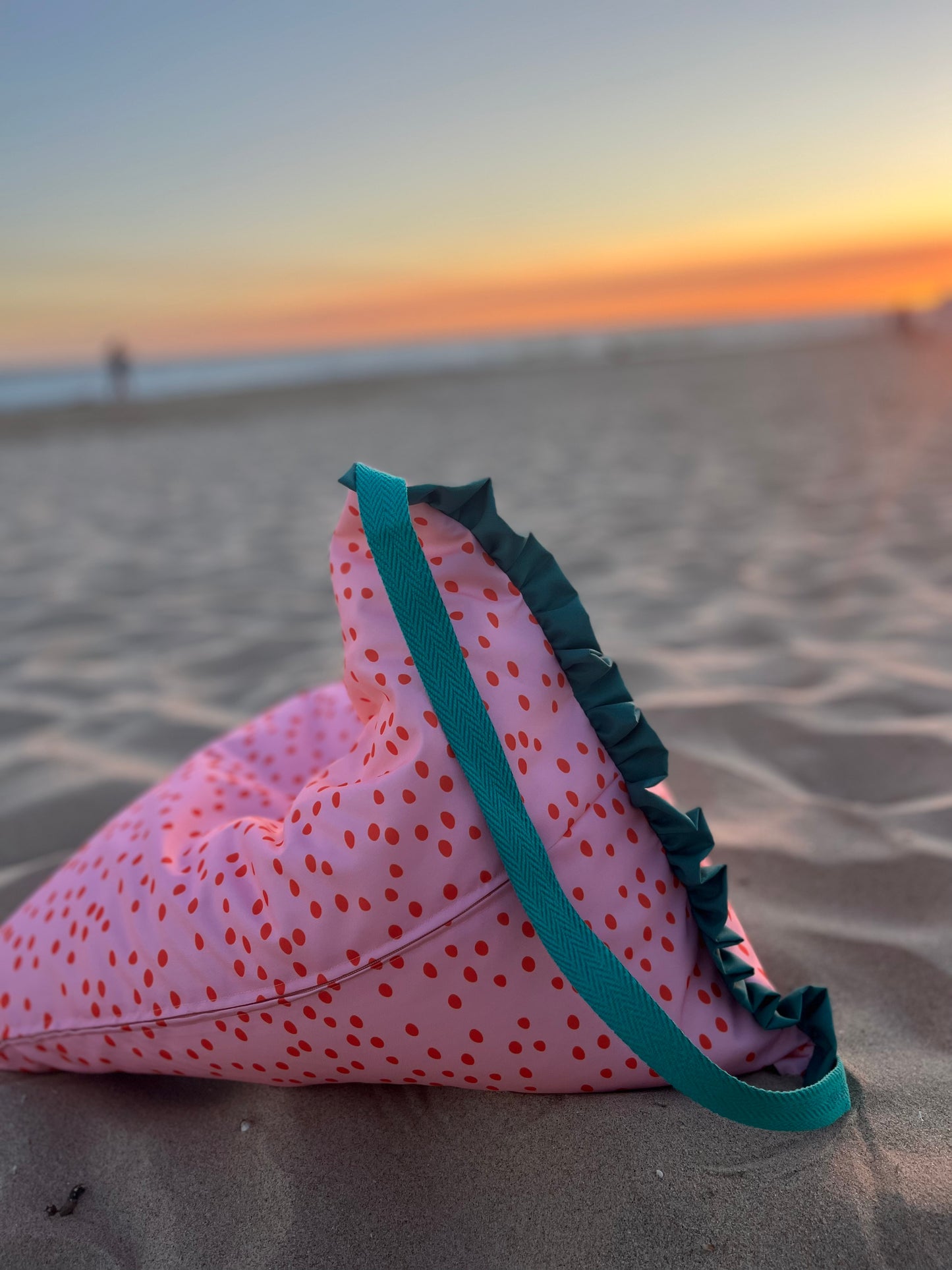 Puff impermeável para a praia
