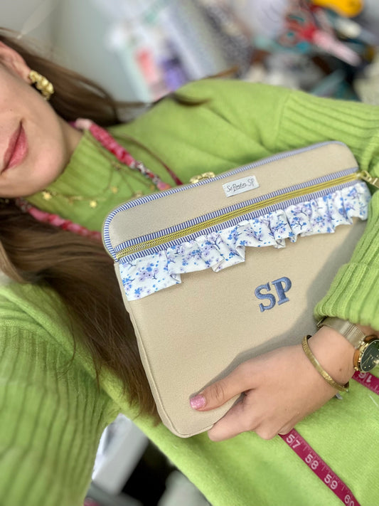 Bolsa para portátil / tablet com fecho frontal