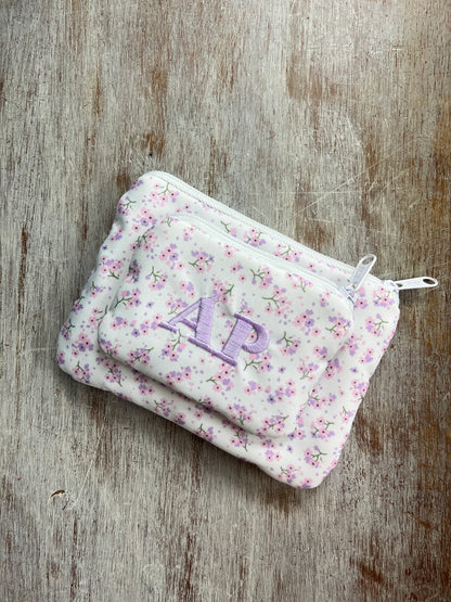 Bolsa achatada dupla